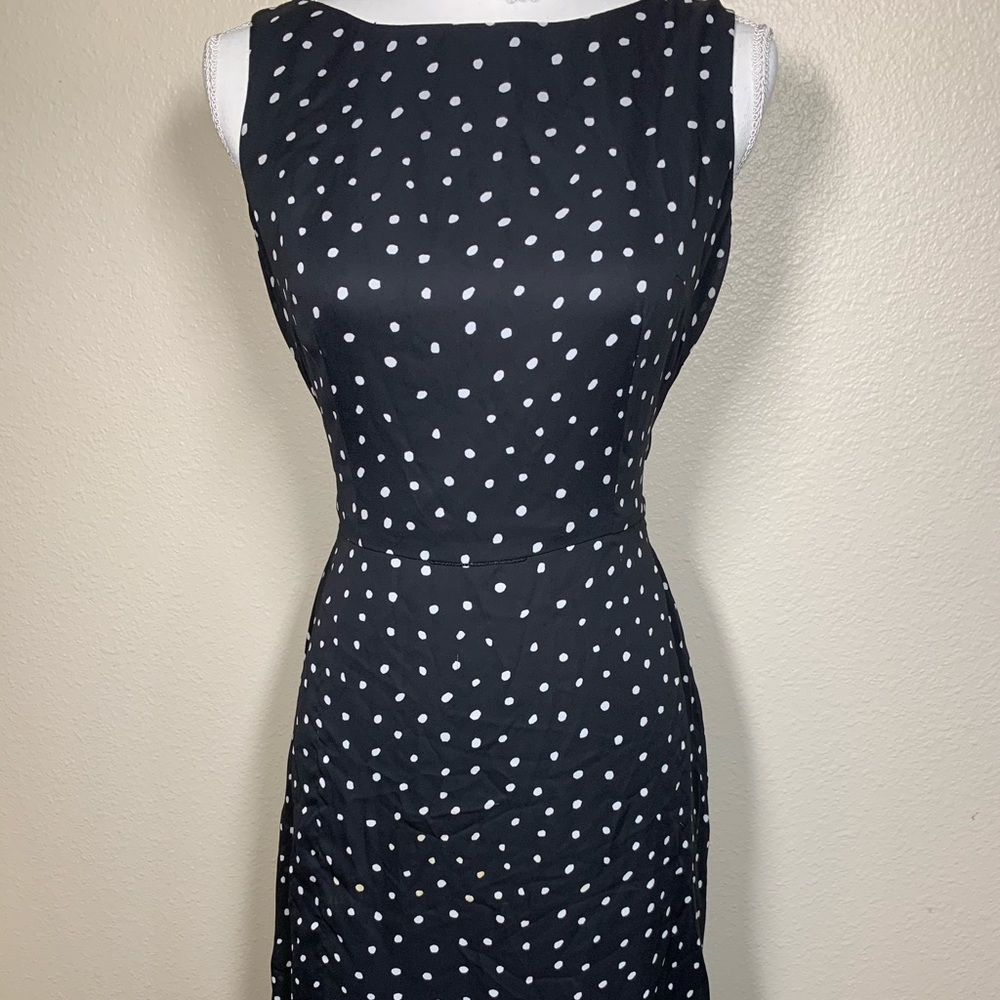 Black and white Polka dot midi dress from Virgo